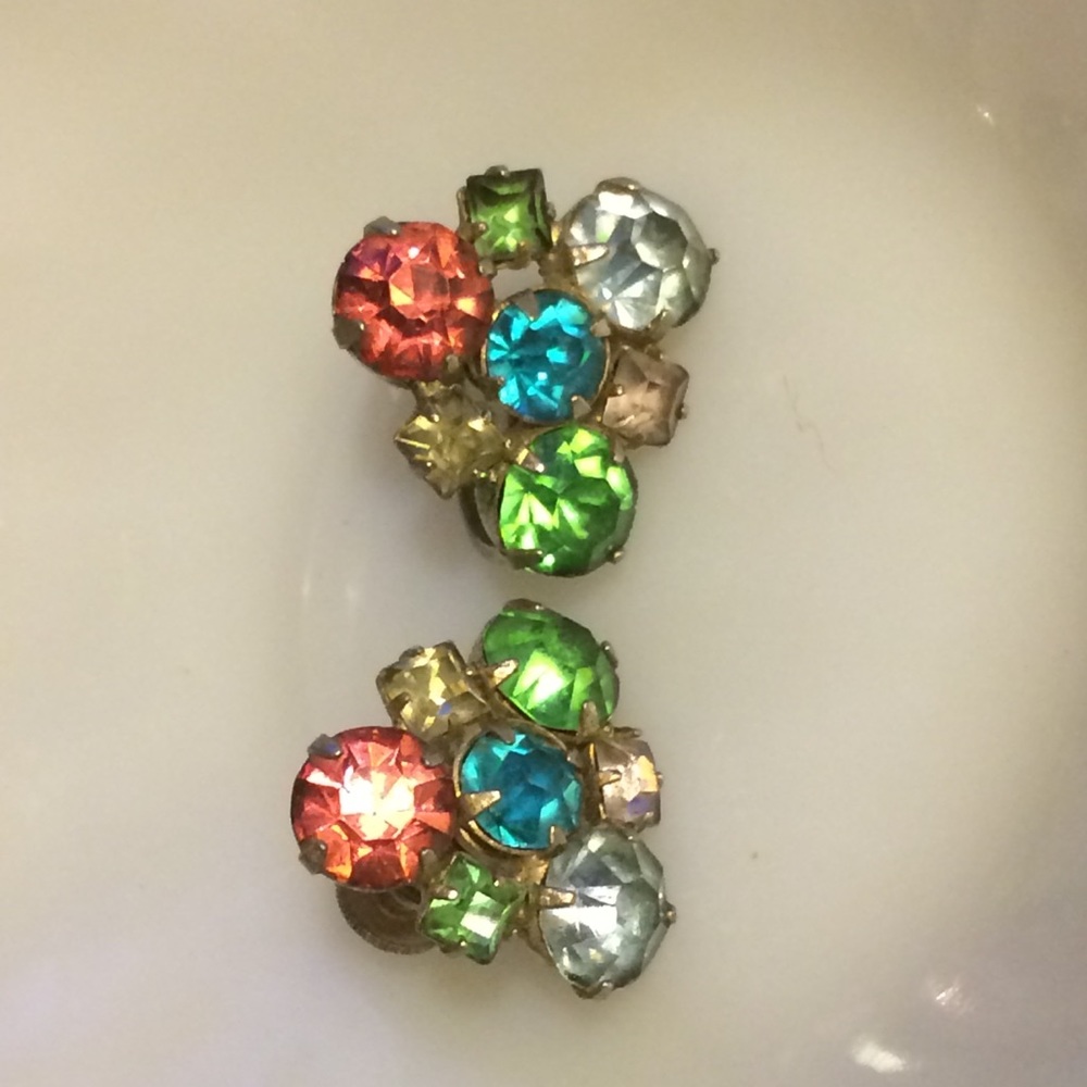 Gorgeous 1950s Vintage Earrings